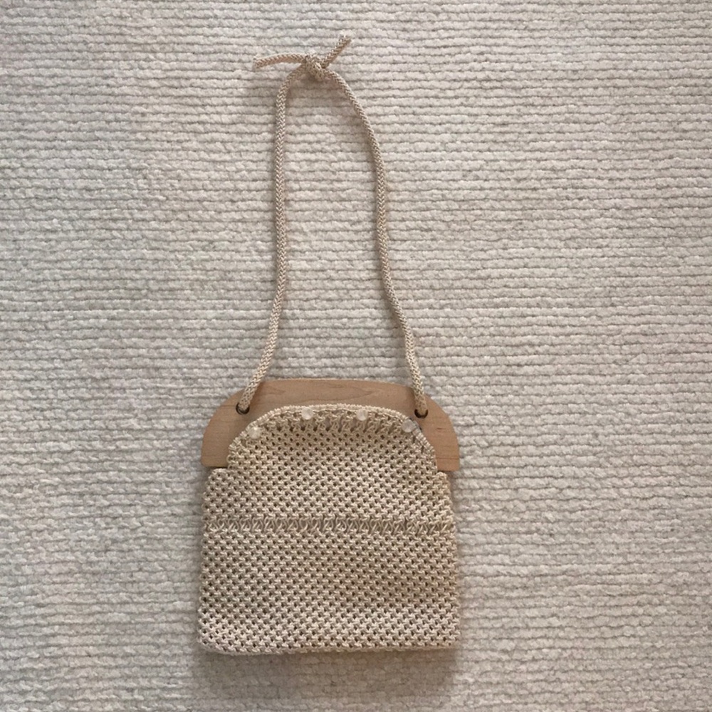 Jane Birkin style vintage woven bag (Papagallo bag)